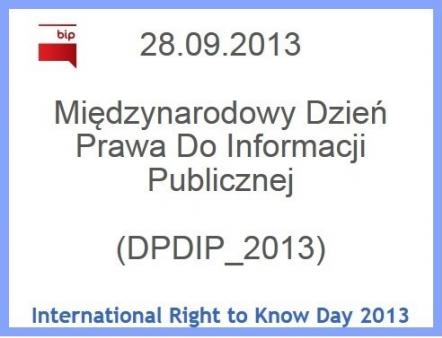 Jutro Dzie prawa do informacji publicznej