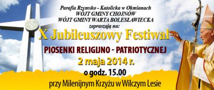 X Jubileuszowy Festiwal Piosenki Religijno-Patriotycznej