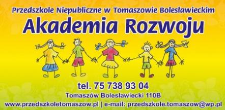 Akademia Rozwoju w Tomaszowie Bolesawieckim zaprasza dzieci od 2 roku ycia