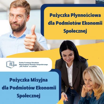 Pożyczki na preferencyjnych warunkach dla Podmiotów Ekonomii Społecznej  z całej Polski 