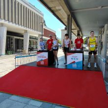antek na starcie sprintu 