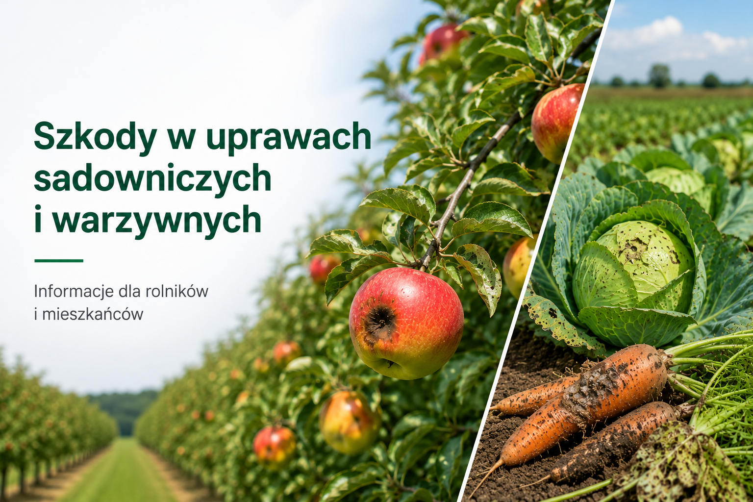 KOMUNIKAT DLA PRODUCENTÓW ROLNYCH